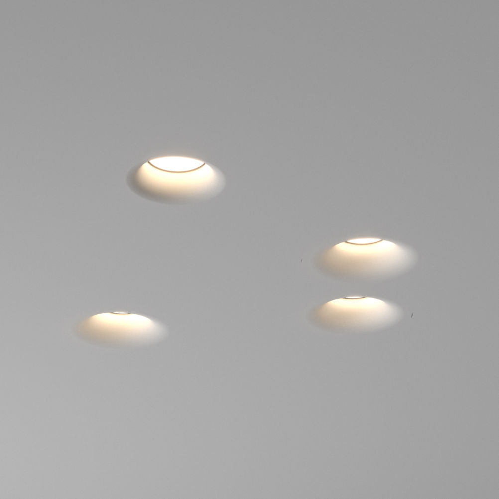 faretto da incasso in gesso 045 